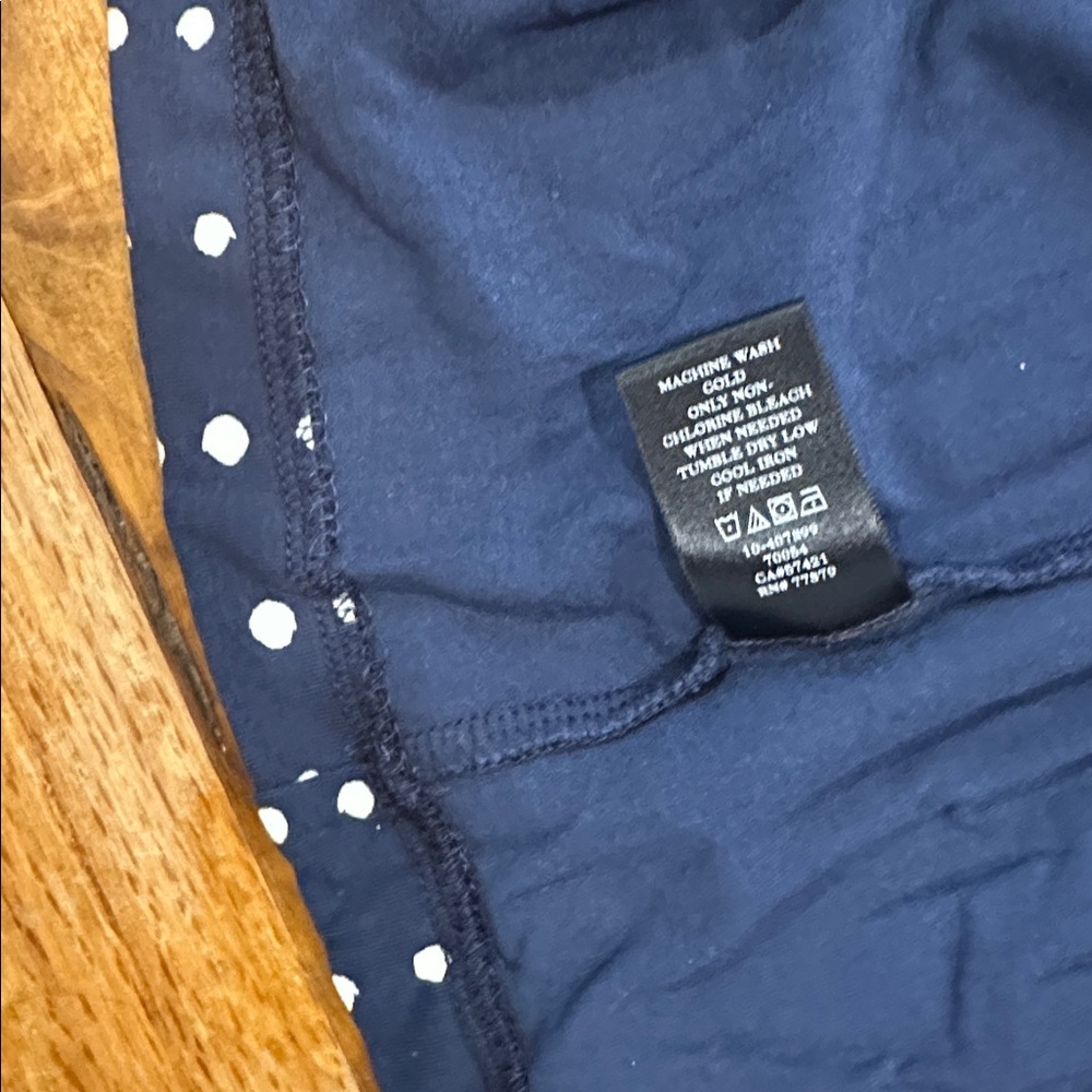 Ann Taylor Blue Polka Dot Wrap Dress - Picture 12 of 12